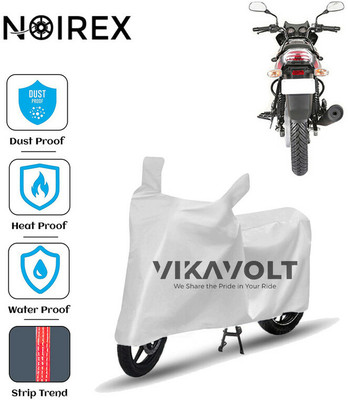 NOIREX Waterproof Two Wheeler Cover for Bajaj(Discover 125 DTS-i, Silver)