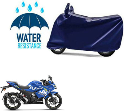 DeepShakshi AUTOMOTIVE Waterproof Two Wheeler Cover for Suzuki(Gixxer Special Edition BS6, Blue)