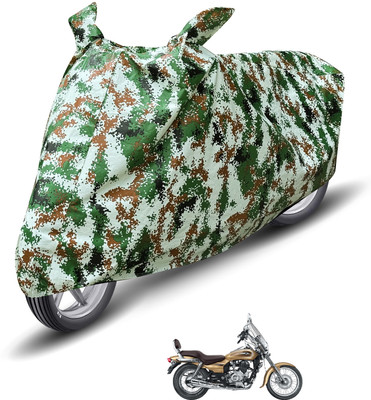 Auto Hub Waterproof Two Wheeler Cover for Bajaj(Avenger 220 DTS-i, Green)