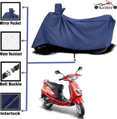 KEDIT Two Wheeler Cover for Universal For Bike(Duro, Blue)