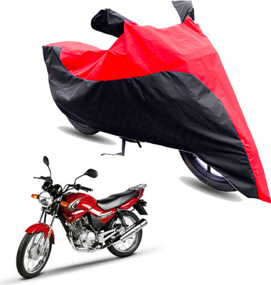FurniGully Two Wheeler Cover for Yamaha(Libero, Red, Black)