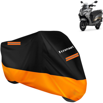 Horseyaart Waterproof Two Wheeler Cover for Suzuki(Burgman Street, Orange)