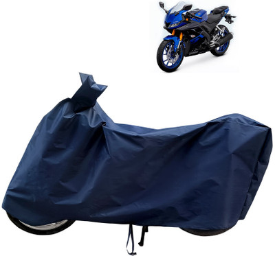 Horseyaart Waterproof Two Wheeler Cover for Yamaha(YZF R15 V3, Blue)