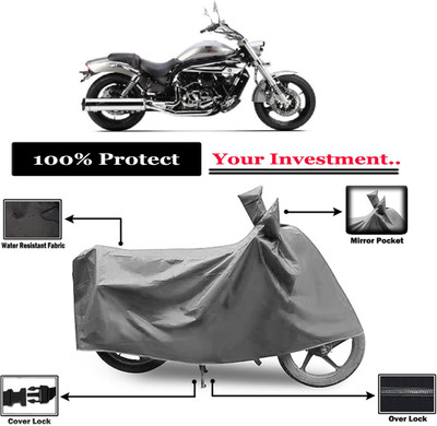 Amexride Two Wheeler Cover for Hyosung(Aquila Pro 650, Grey)