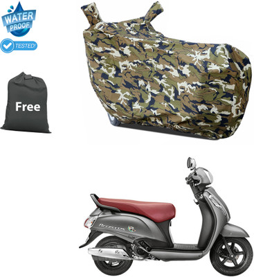 CODOKI Waterproof Two Wheeler Cover for Suzuki(Access SE, Yellow)