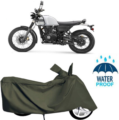 Autoinnovation Waterproof Two Wheeler Cover for Royal Enfield(Green)