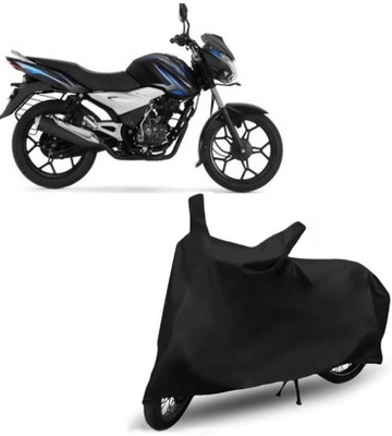 DeepShakshi AUTOMOTIVE Waterproof Two Wheeler Cover for Bajaj(Discover 100 DTS-i, Black)