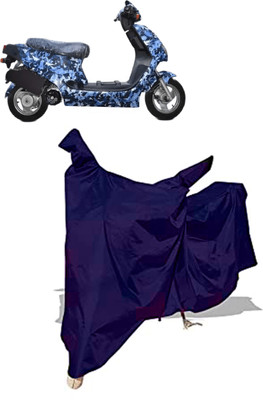Amexride Two Wheeler Cover for Hero Electric(Electric, Blue)