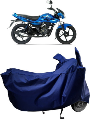 Amexride Two Wheeler Cover for Bajaj(XCD 125cc, Blue)