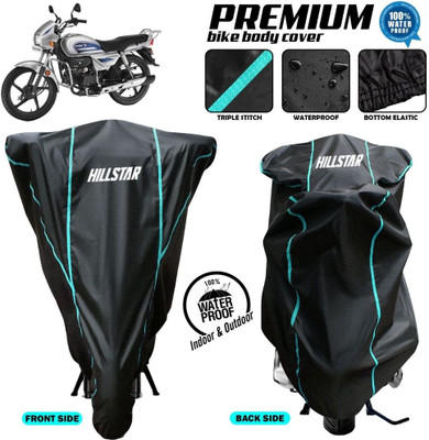 AutoGalaxy Waterproof Two Wheeler Cover for Hero(Splendor Plus, Black)