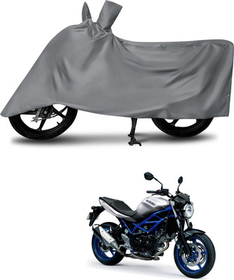 MMSSTAR Waterproof Two Wheeler Cover for Suzuki(SV 650, Grey)