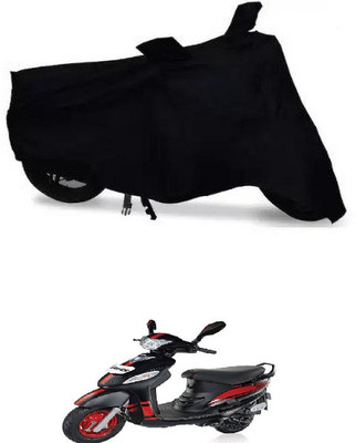 THE REAL ARV Waterproof Two Wheeler Cover for Mahindra(Rodeo UZO, Black)