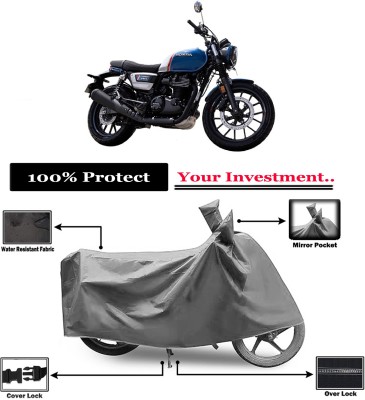 Amexride Two Wheeler Cover for Honda(CB350RS, Grey)