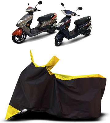 VESMEI Two Wheeler Cover for Ampere(Reo Elite BS6, Yellow)