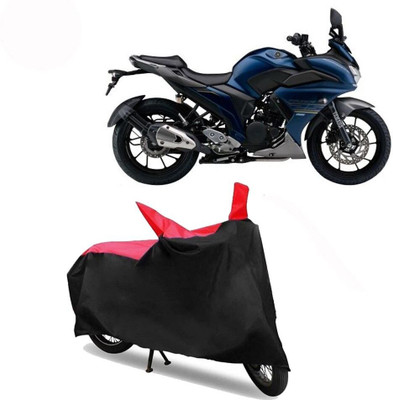 DeepShakshi AUTOMOTIVE Waterproof Two Wheeler Cover for Yamaha(Fazer, Red, Black)