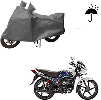 DeepShakshi AUTOMOTIVE Waterproof Two Wheeler Cover for Hero(Passion Pro TR, Grey)