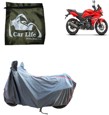 Car Life Waterproof Two Wheeler Cover for Hero(Xtreme 200S, Silver)
