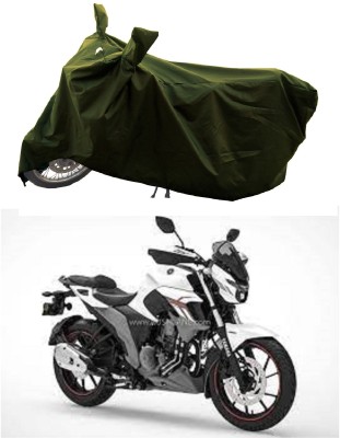 GROFATIK Two Wheeler Cover for Yamaha(FZ25 BS6, Green)