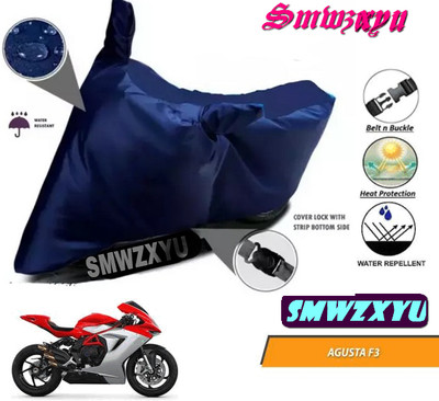 smwzxyu Waterproof Two Wheeler Cover for MV Agusta(F3, Blue)