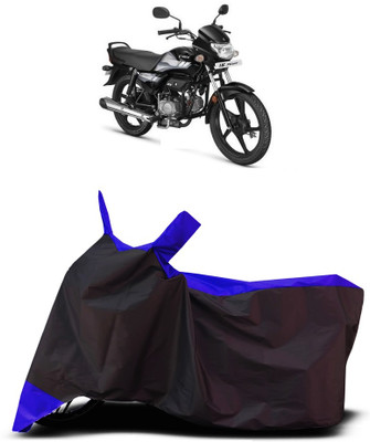 VESMEI Two Wheeler Cover for Hero(HF Deluxe BS6, Blue)