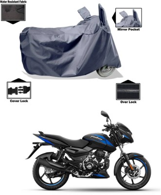 PAGORA Waterproof Two Wheeler Cover for Bajaj(Pulsar 125, Grey)