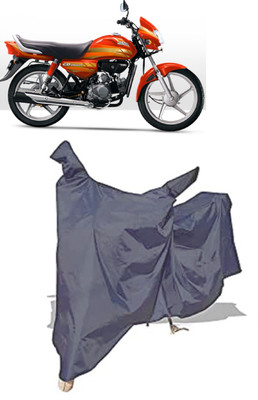 Amexride Two Wheeler Cover for Hero(CD deluxe, Grey)