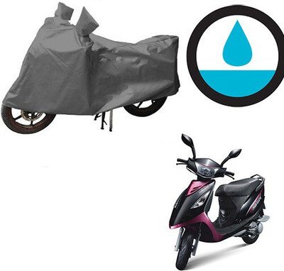 DeepShakshi AUTOMOTIVE Waterproof Two Wheeler Cover for TVS(Scooty Streak, Grey)