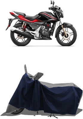 SUGASHRI Waterproof Two Wheeler Cover for Honda(CBZ Extreme, Grey, Blue)