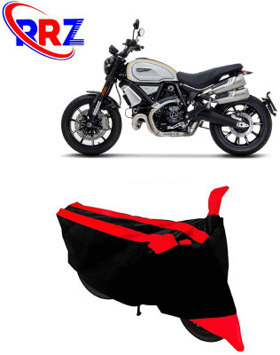 RRZ Waterproof Two Wheeler Cover for Ducati(Scrambler 1100, Black, Red)
