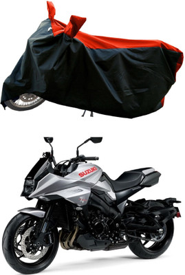 DeepShakshi AUTOMOTIVE Two Wheeler Cover for Suzuki(Katana BS6, Red)