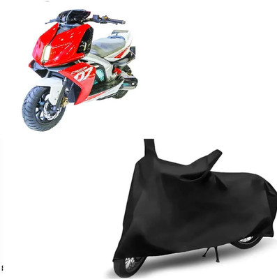 Aarav Moto Waterproof Two Wheeler Cover for TVS(Radeon, Black)