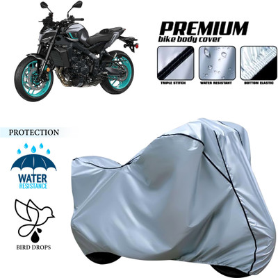 CODOKI Waterproof Two Wheeler Cover for Yamaha(MT 9, Silver)