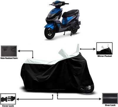 Amexride Two Wheeler Cover for Ampere(REO BS6, White)