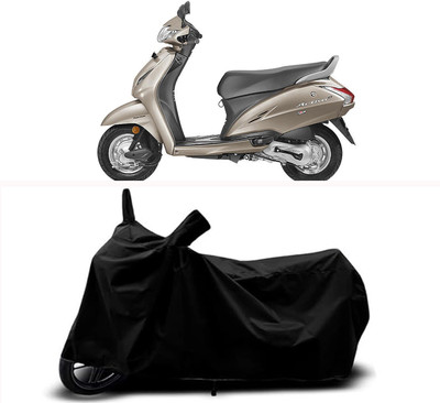 RABABLI Waterproof Two Wheeler Cover for Honda(Activa 4G, Black)