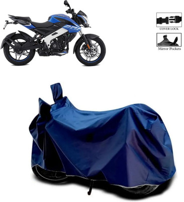 MWBB Waterproof Two Wheeler Cover for Bajaj(Pulsar NS200, Blue)