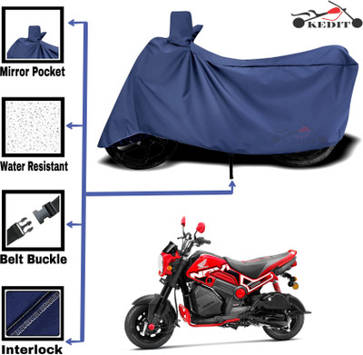 KEDIT Two Wheeler Cover for Universal For Bike(Navi, Blue)