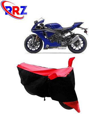 AutoGalaxy Waterproof Two Wheeler Cover for Yamaha(YZF, Black, Red)