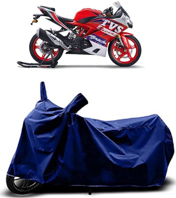 VESMEI Two Wheeler Cover for TVS(Apache RTR 310 BS6, Blue)