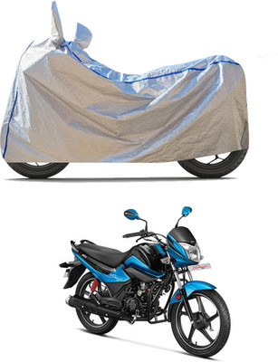 CODOKI Waterproof Two Wheeler Cover for Hero(Splendor I Smart, Silver)