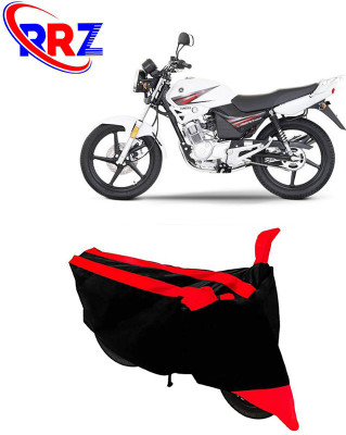 RRZ Waterproof Two Wheeler Cover for Yamaha(Libero G5, Black, Red)