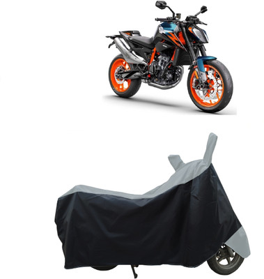 Coxtor Waterproof Two Wheeler Cover for KTM(890 Duke, Grey)