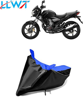 KPIND Waterproof Two Wheeler Cover for Honda(CBF150, Black, Blue)