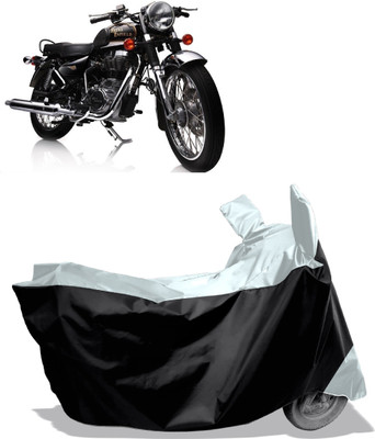 Amexride Two Wheeler Cover for Royal Enfield(Electra Delux, Multicolor)