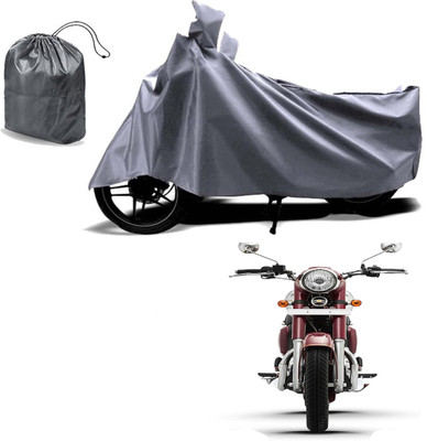 Autoinnovation Waterproof Two Wheeler Cover for JAWA(Standard 350, Grey)