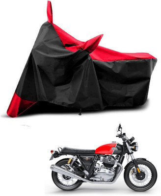 KEDIT Two Wheeler Cover for Royal Enfield(Continental GT, Red, Black)