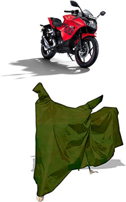 Amexride Two Wheeler Cover for Suzuki(Gixxer SF, Maroon)
