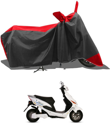 KEDIT Two Wheeler Cover for Hero(Electric Cruz BS6, Red)