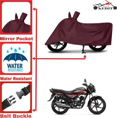 KEDIT Two Wheeler Cover for Honda(Dream Neo, Maroon)