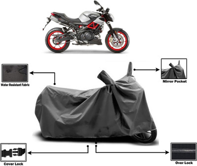 Amexride Two Wheeler Cover for Aprilia(Shiver 900, Grey)