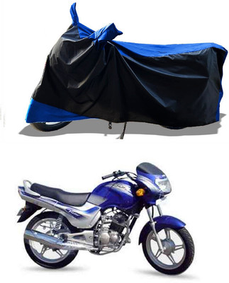 AESTRYD Two Wheeler Cover for TVS(Victor Edge, Blue)